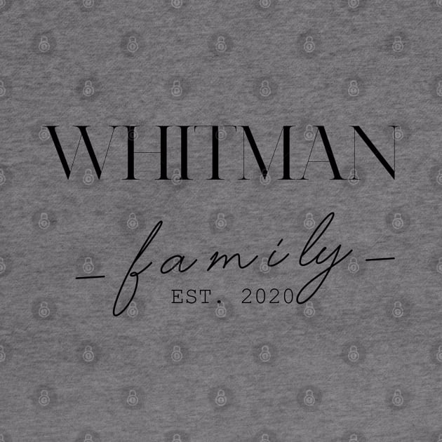 Whitman Family EST. 2020, Surname, Whitman by ProvidenciaryArtist